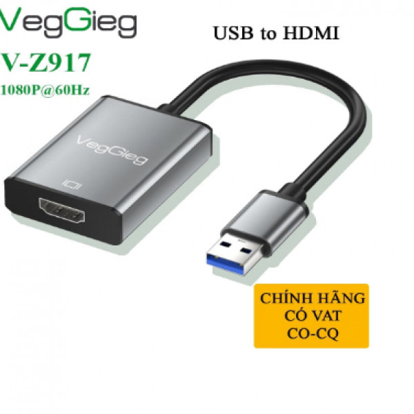 Cổng chuyển USB to HDMI VegGieg VZ917