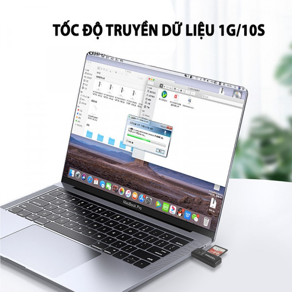 Đầu đọc thẻ USB VegGieg 3.0 hỗ trợ thẻ SD TF