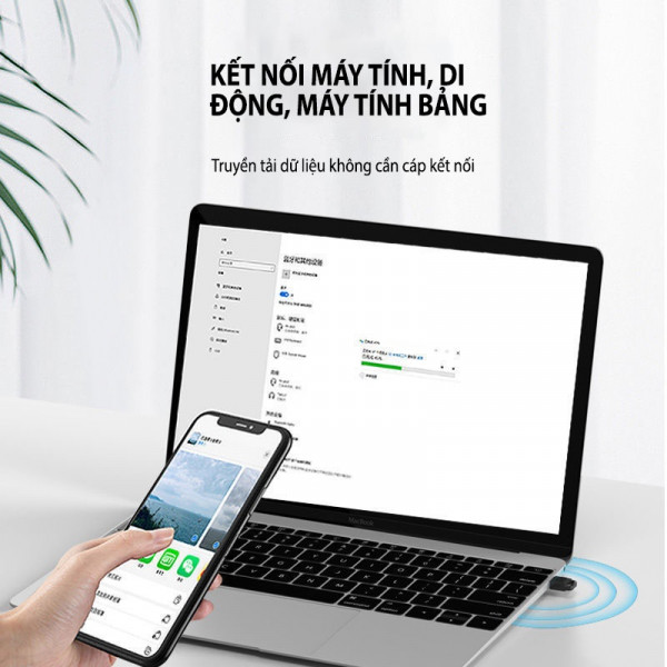 USB Bluetooth VegGieg 5.3 kết nối không dây V-UB503