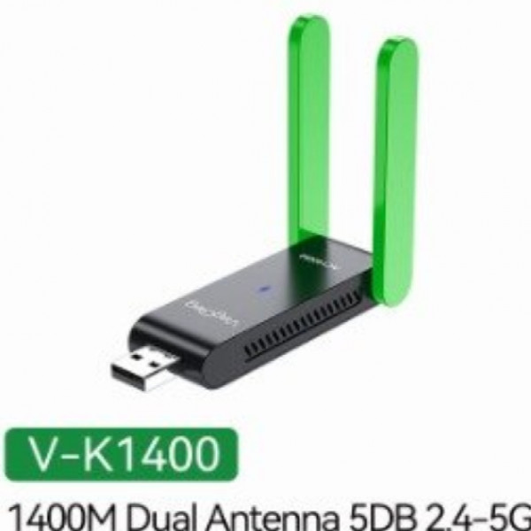 Bộ thu Wifi 2 râu 1400M 2.4-5G VK1400