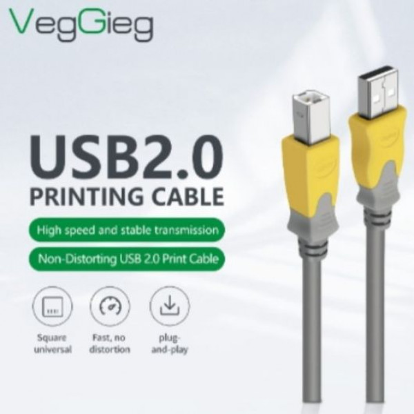 Dây Usb in VU201 1.5m 2.0 Veggieg