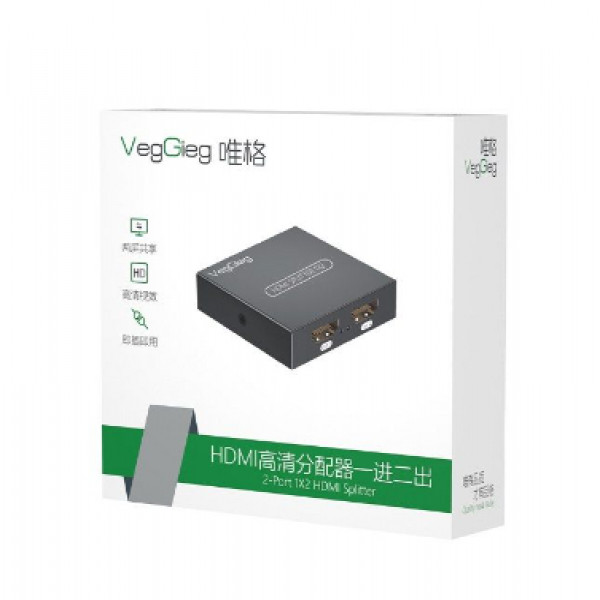 Bộ chia HDMI 1 ra 2 V-HD06 Veggieg