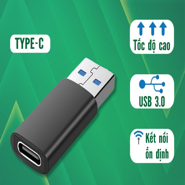 Đầu chuyển đổi từ USB sang cổng Type C VegGieg