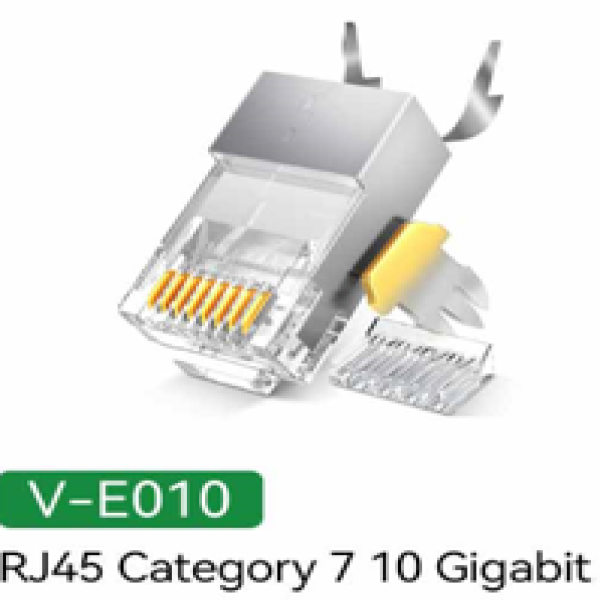 Hạt mạng veggieg RJ45 CAT7 10 Gigabit Shielded - V-E010