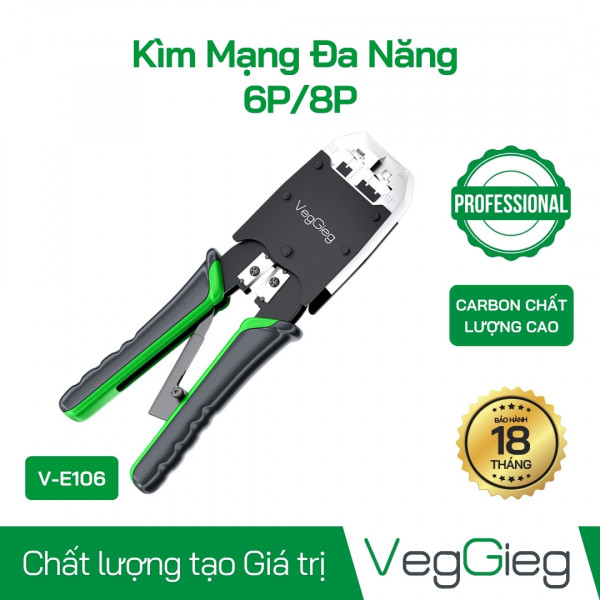 Kìm Mạng Đa Năng Veggieg 6P/8P - V-E106
