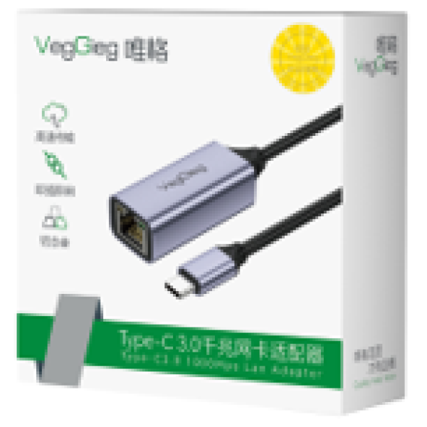 Type-c 3.0 Lan Card with HUB - V-K308